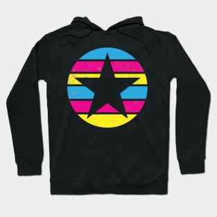 Star Neon Vintage Distressed Hoodie